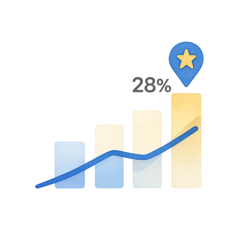 Estadísticas sobre búsquedas locales que terminan en compra